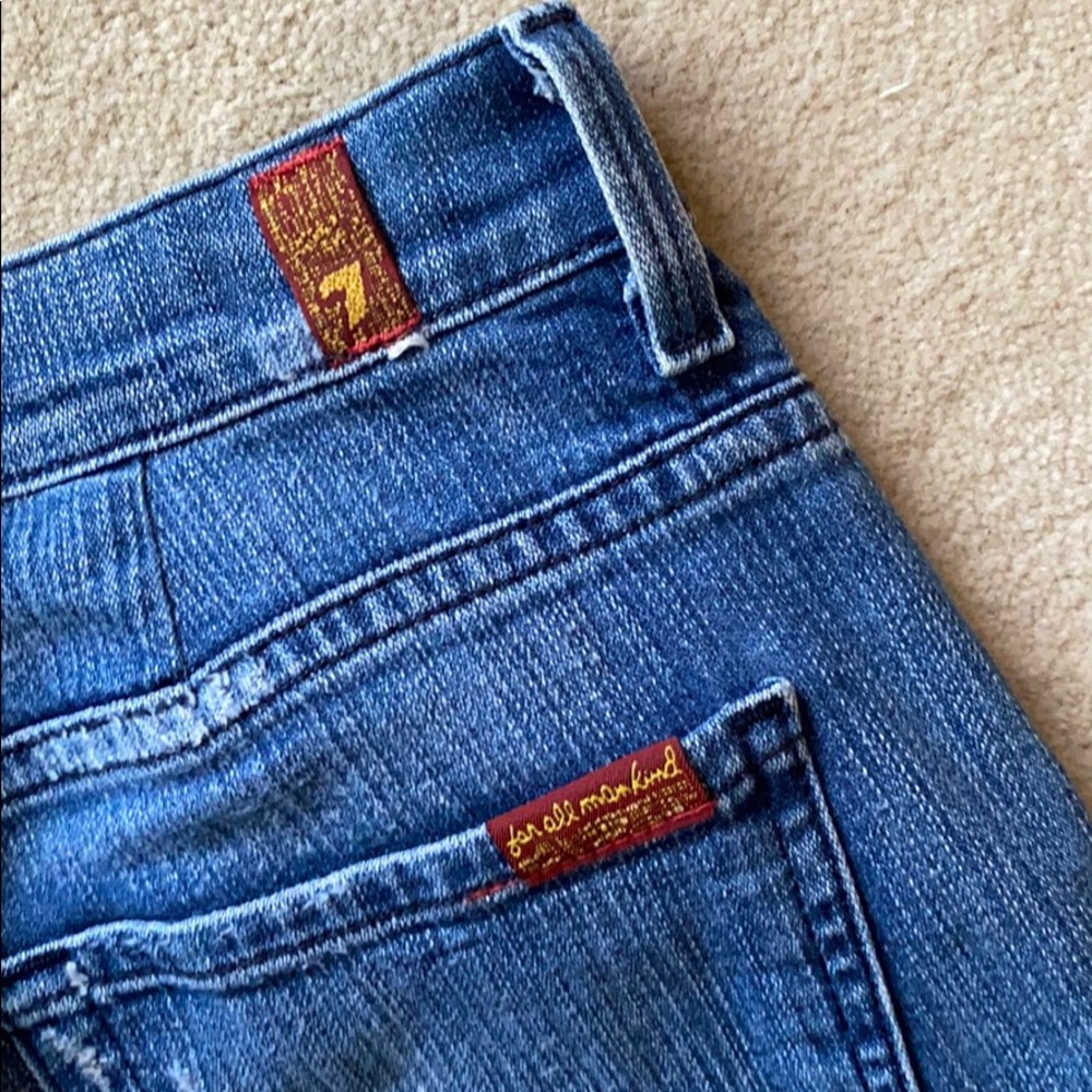 7 for all mankind high waist boot cut jeans